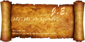 Jójárt Enikő névjegykártya